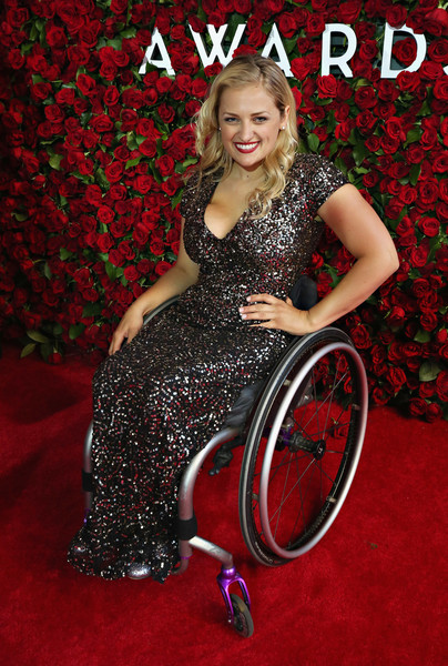 Actress Ali Stroker poses for photo at Tony Awards 2019