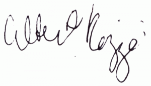 Signature of Albert J. Rizzi